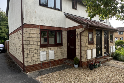 Image is showing the front of the 1 bedroom flat on Methwyn Close.