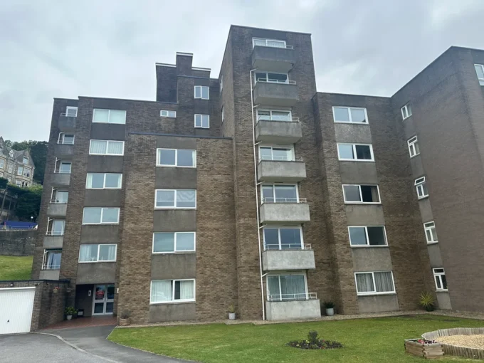 block of flats located in Weston super mare